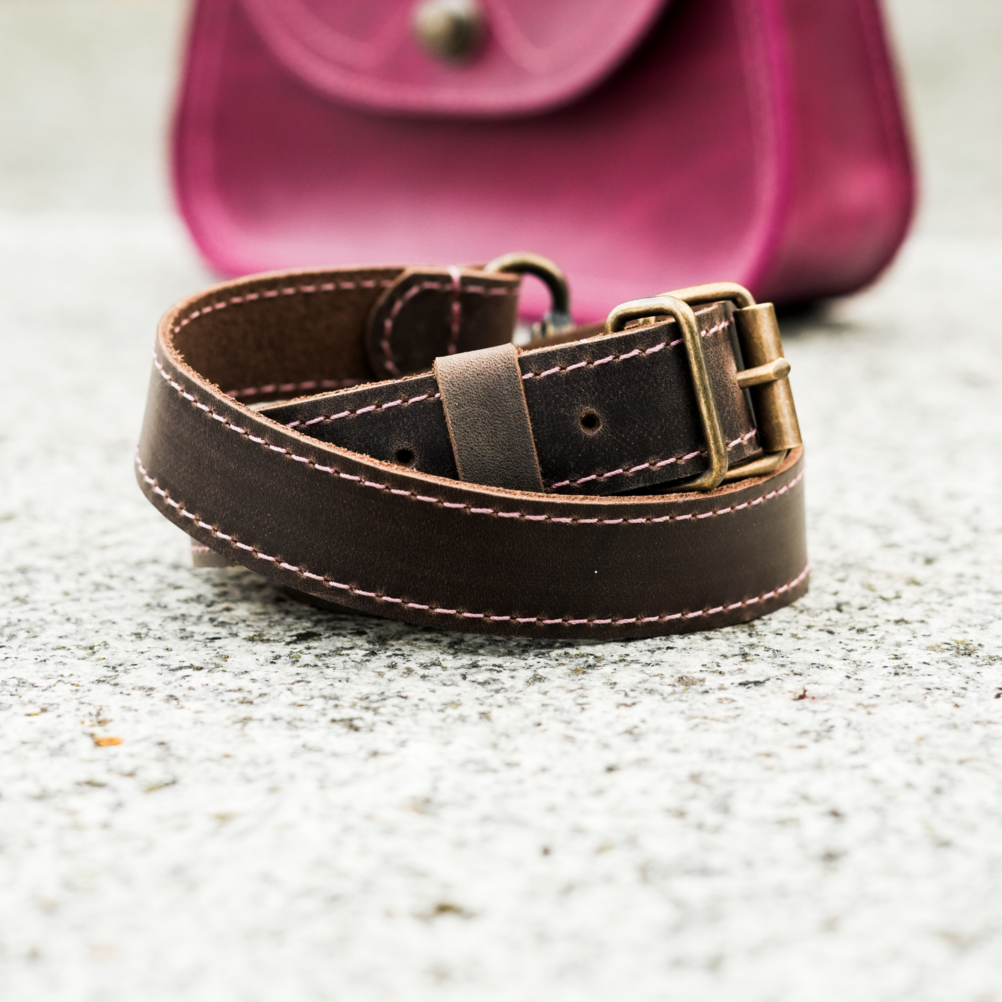 Kleine Leder Umhängetasche mit Griff – handgefertigte Damen Crossbody Tasche