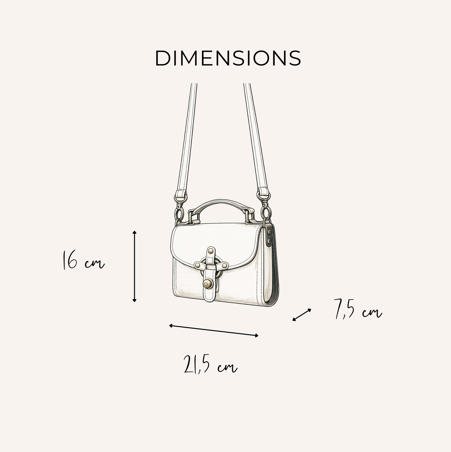 Kleine Leder Umhängetasche mit Griff – handgefertigte Damen Crossbody Tasche